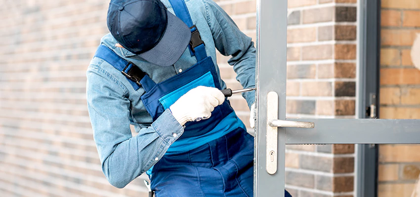Pivot Storefront Door Locks Installation in Hemet, California